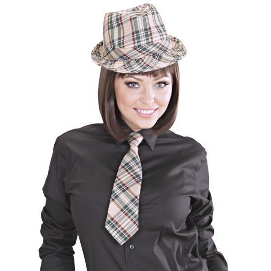 Corbata de cuadros para adulto