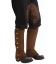 Cubrebotas de Steampunk marrón para hombre