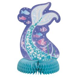 Decoración de mesa cola de sirena - Sirena bajo del mar