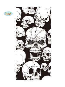Decoración para puerta calaveras asesinas