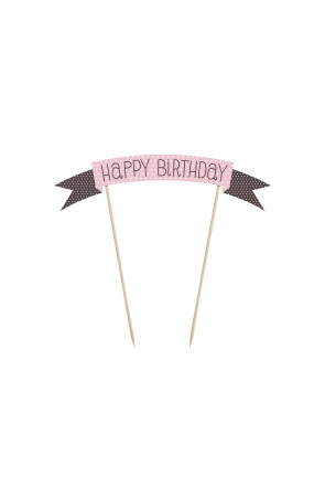 Decoración para tarta "Happy Birthday" - Sweets