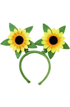 Diadema con girasoles ^