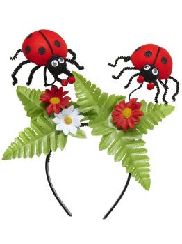 Diadema de mariquitas en la naturaleza para adulto
