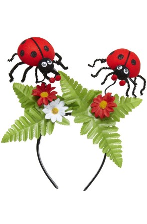 Diadema de mariquitas en la naturaleza para adulto