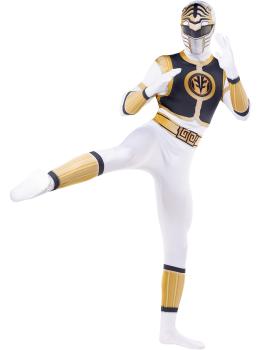 Disfraz Power Ranger Blanco Segunda piel