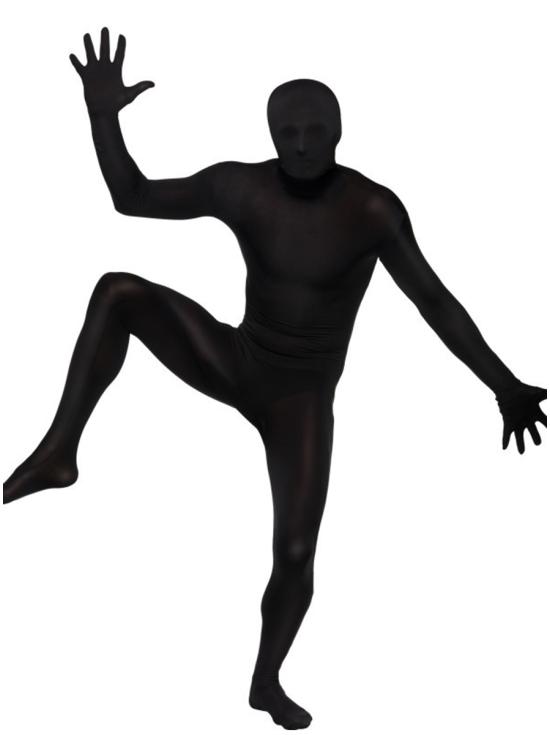 Disfraz Segunda Piel negro ^