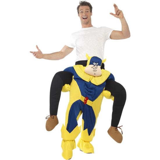 Disfraz a hombros de Bananaman Disfraz a hombros de Bananaman