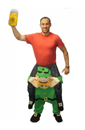 Disfraz a hombros de Leprechaun San Patricio