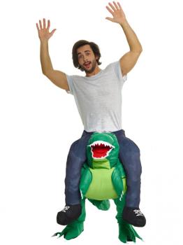 Disfraz a hombros de dinosaurio