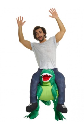 Disfraz a hombros de dinosaurio