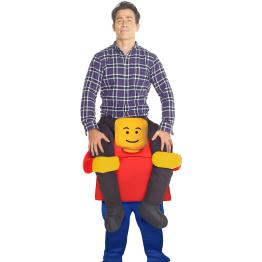 Disfraz a hombros de lego para adulto
