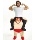 Disfraz a hombros de lucha libre para adulto