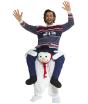 Disfraz a hombros de muñeco de nieve para adulto