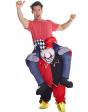 Disfraz a hombros de payaso Arlequín