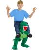 Disfraz a hombros de tiranosaurio infantil