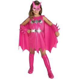 Disfraz de Batgirl rosa niña