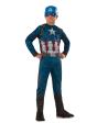 Disfraz de Capitán América Civil War deluxe para niño