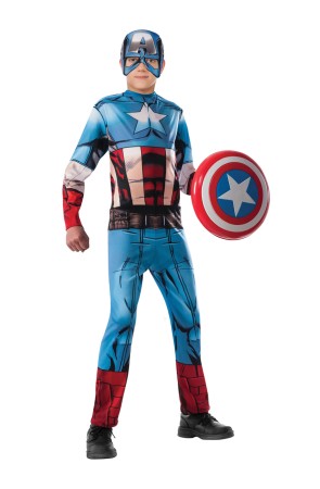 Disfraz de Capitán América Marvel Vengadores para niño
