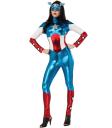 Disfraz de Capitán América Marvel para mujer