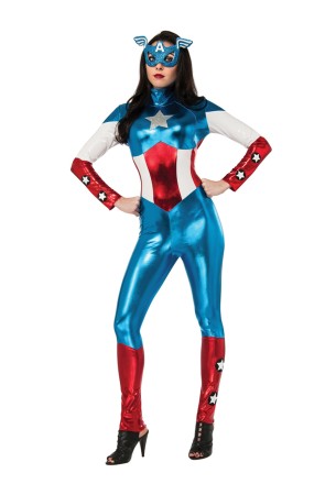 Disfraz de Capitán América Marvel para mujer