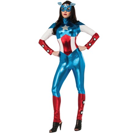 Disfraz de Capitán América Marvel para mujer