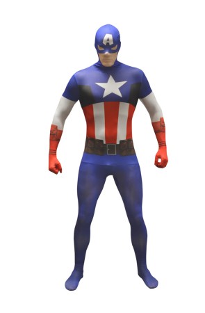 Disfraz de Capitán América clásico Morphsuit