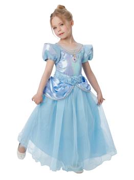 Disfraz de Cenicienta premium para niña