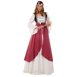 Disfraz Doncella Medieval Elena talla adulta