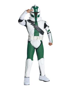 Disfraz de Comandante Gree Clone Trooper para niño