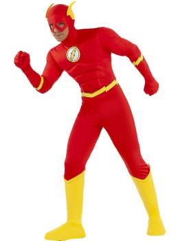 Disfraz de Flash Comic Hombre adulto