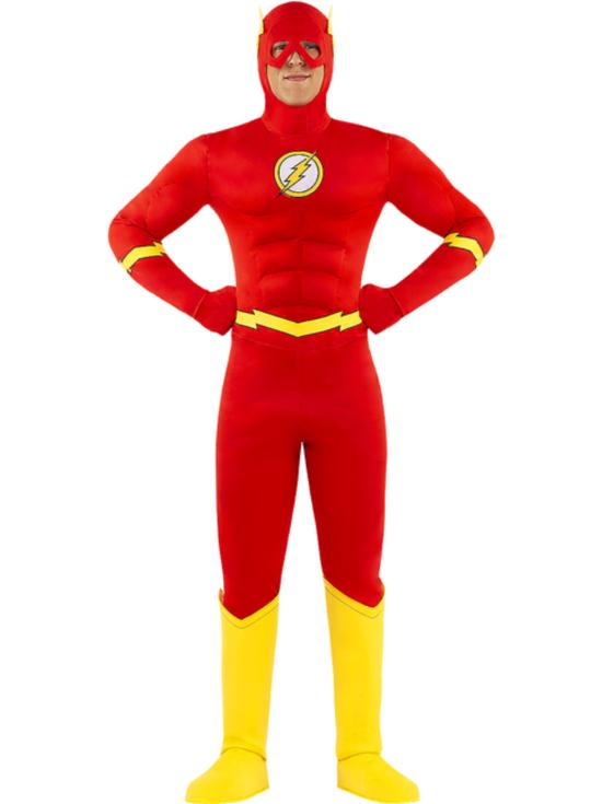 Disfraz de Flash Comic Hombre adulto