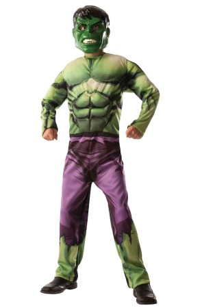 Disfraz de Hulk - Capitán América reversible para niño