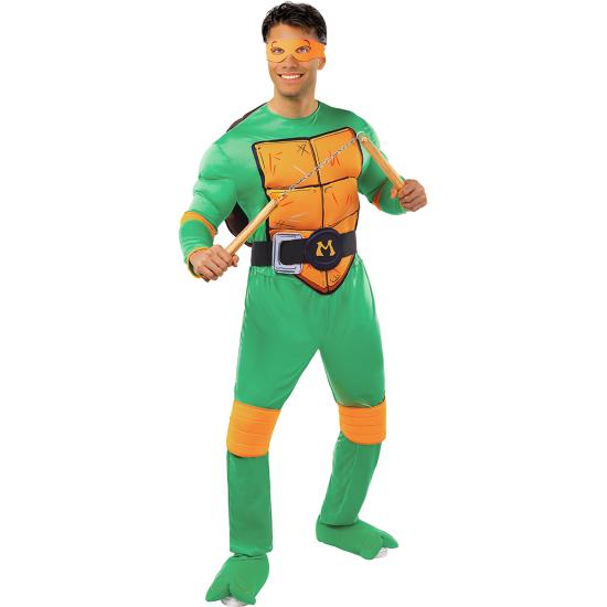 Disfraz de Michelangelo para hombre - Las Tortugas Ninja Disfraz de Michelangelo para hombre - Las Tortugas Ninja