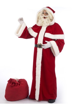 Disfraz de Papá Noel largo