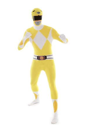 Disfraz de Power Ranger Amarillo Morphsuit