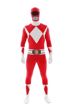 Disfraz de Power Ranger Rojo Morphsuit