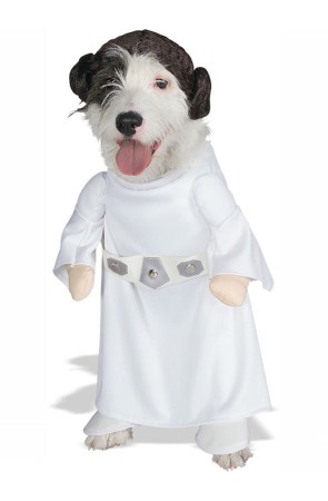 Disfraz de Princesa Leia para perro