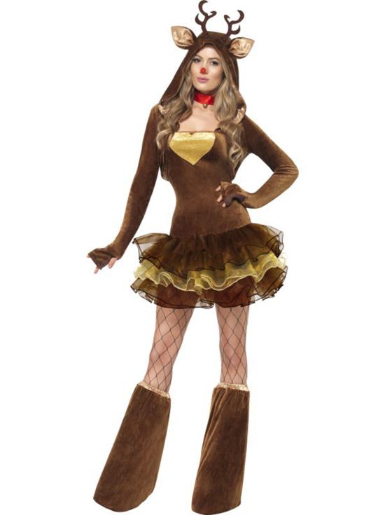 Disfraz de Rudolf Fever  mujer