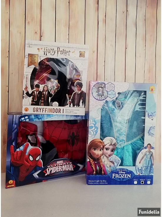 Disfraz de Spiderman para niño en caja