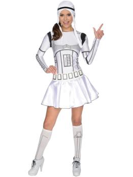 Disfraz de Stormtrooper falda para mujer