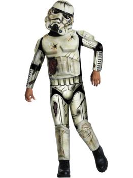Disfraz de Stormtrooper zombie para niño