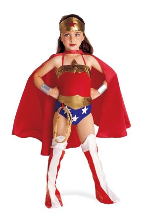 Disfraz de Wonder Woman niña