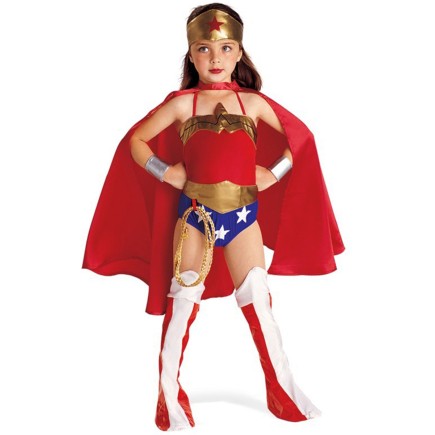 Disfraz de Wonder Woman niña