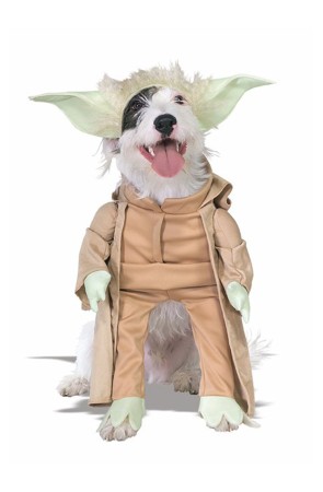 Disfraz de Yoda para perro
