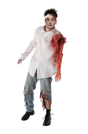 Disfraz de ataque zombie para hombre