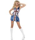Disfraz de Bandera Inglesa Sexy para mujer