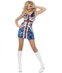 Disfraz de Bandera Inglesa Sexy para mujer