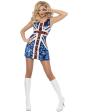 Disfraz de Bandera Inglesa Sexy para mujer