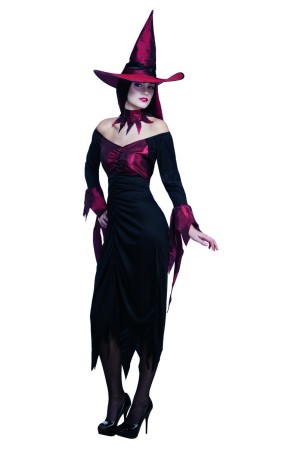 Disfraz de bruja tenebrosa para mujer