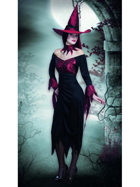 Disfraz de bruja tenebrosa para mujer
